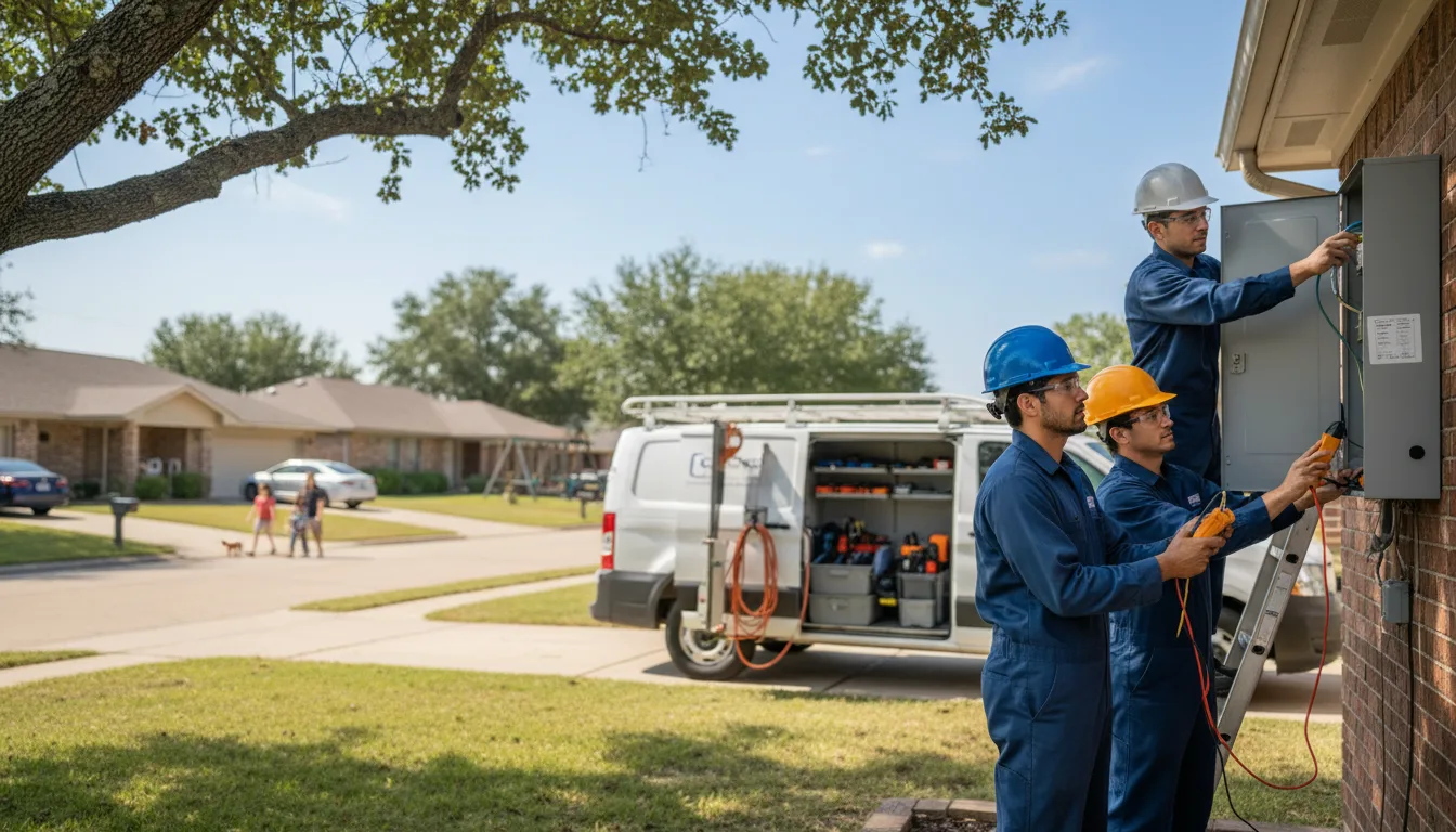 Certified electrician providing emergency electrical services in Orlinda, TN